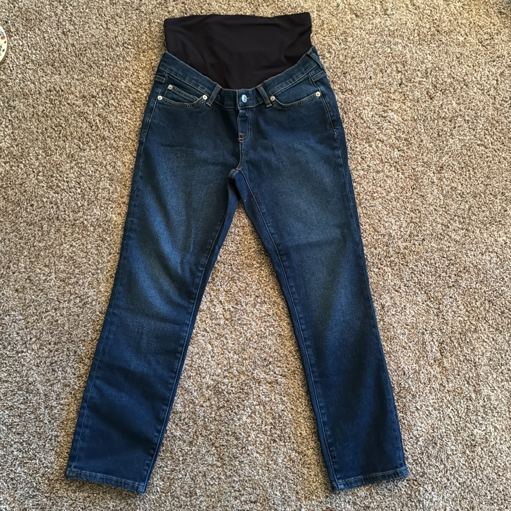 Gap Maternity True Waistband Full Panel Vintage Slim Jeans